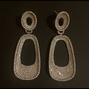 Silver earrings